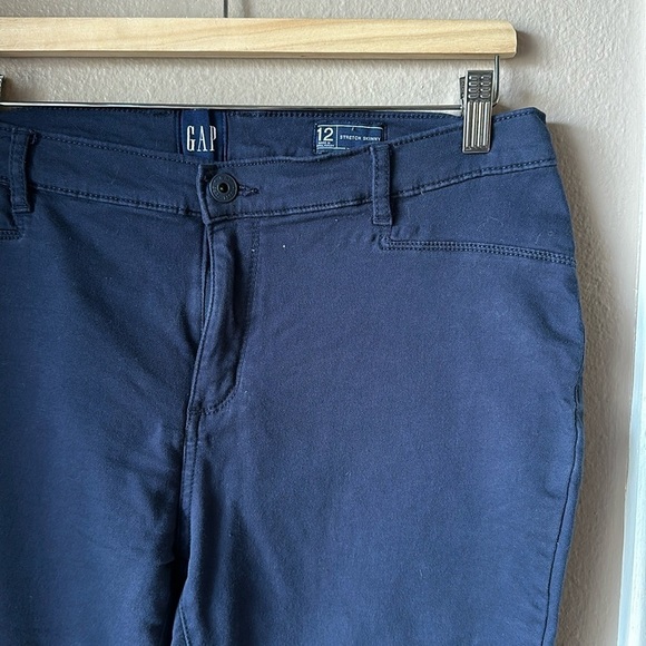 GAP Stretch Skinny Navy Blue Pants - Picture 1 of 6